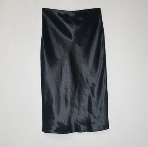 Shiny Black Skirt